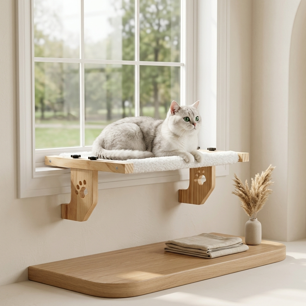 Adjustable Cat Window Perch