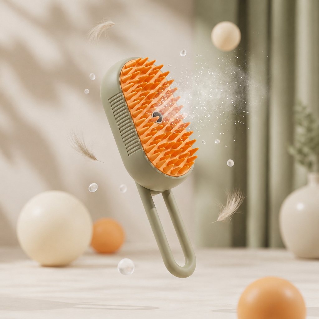 Steam Grooming Brush