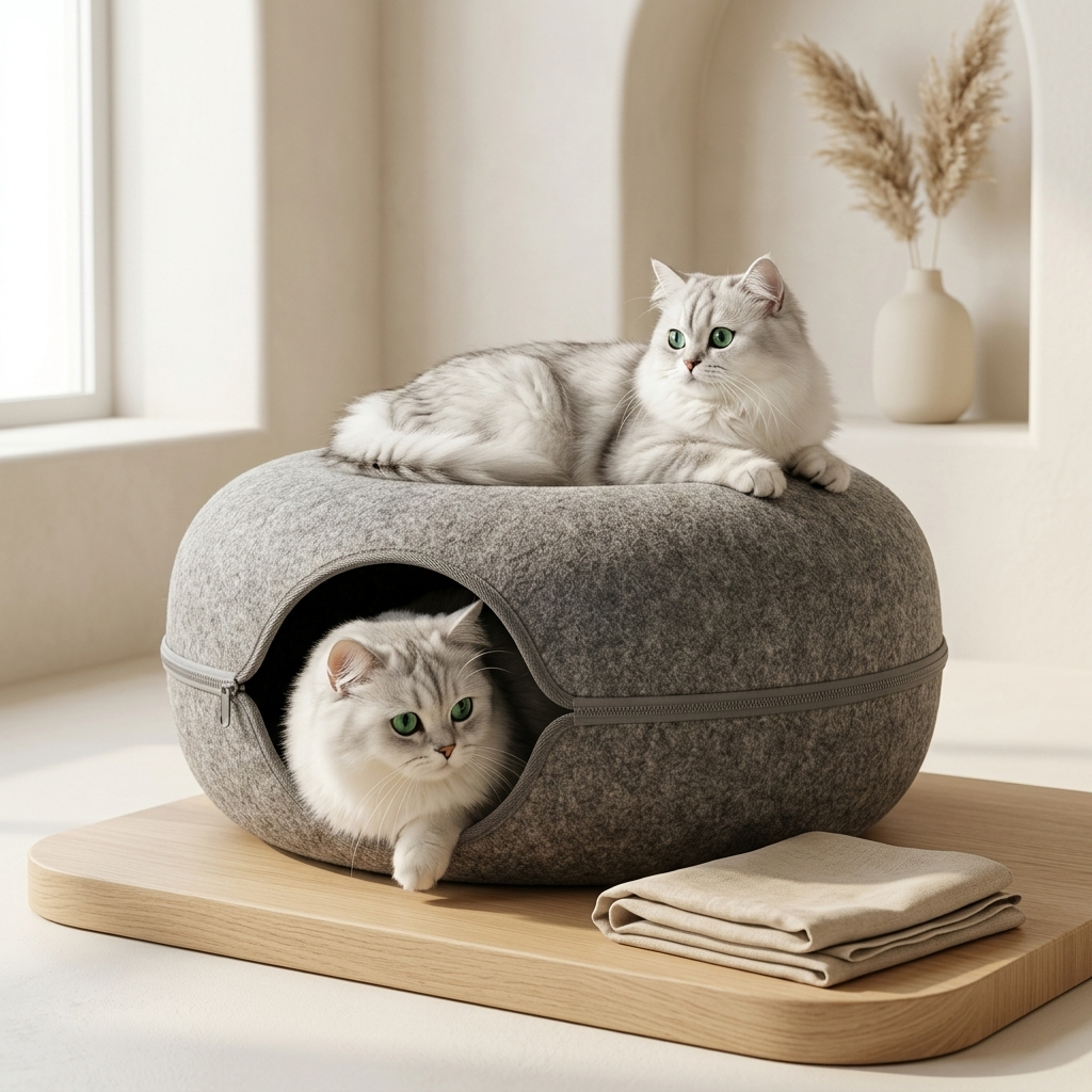 Donut Cat Bed & Tunnel