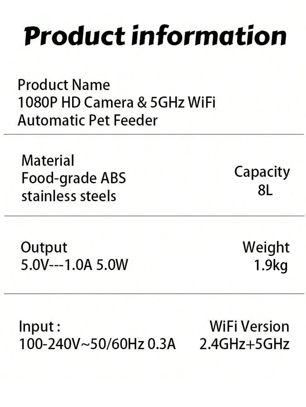 Smart Feeder with HD Camera