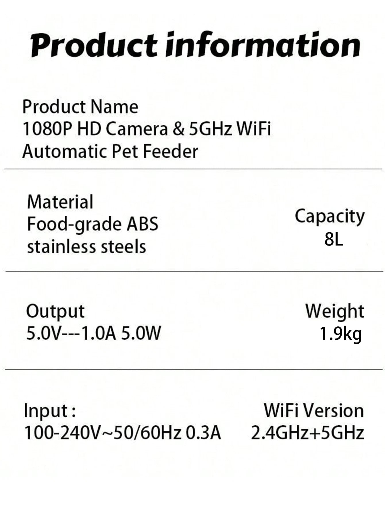 Smart Feeder with HD Camera