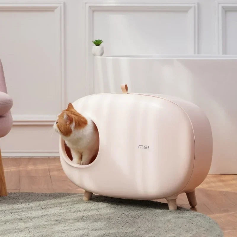 Contemporary Cat Litter Box