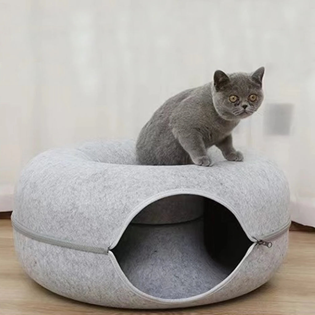Donut Cat Bed & Tunnel
