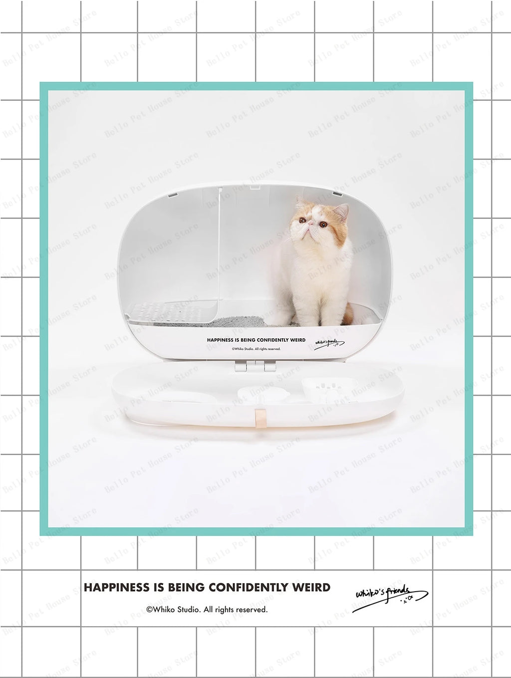 Contemporary Cat Litter Box