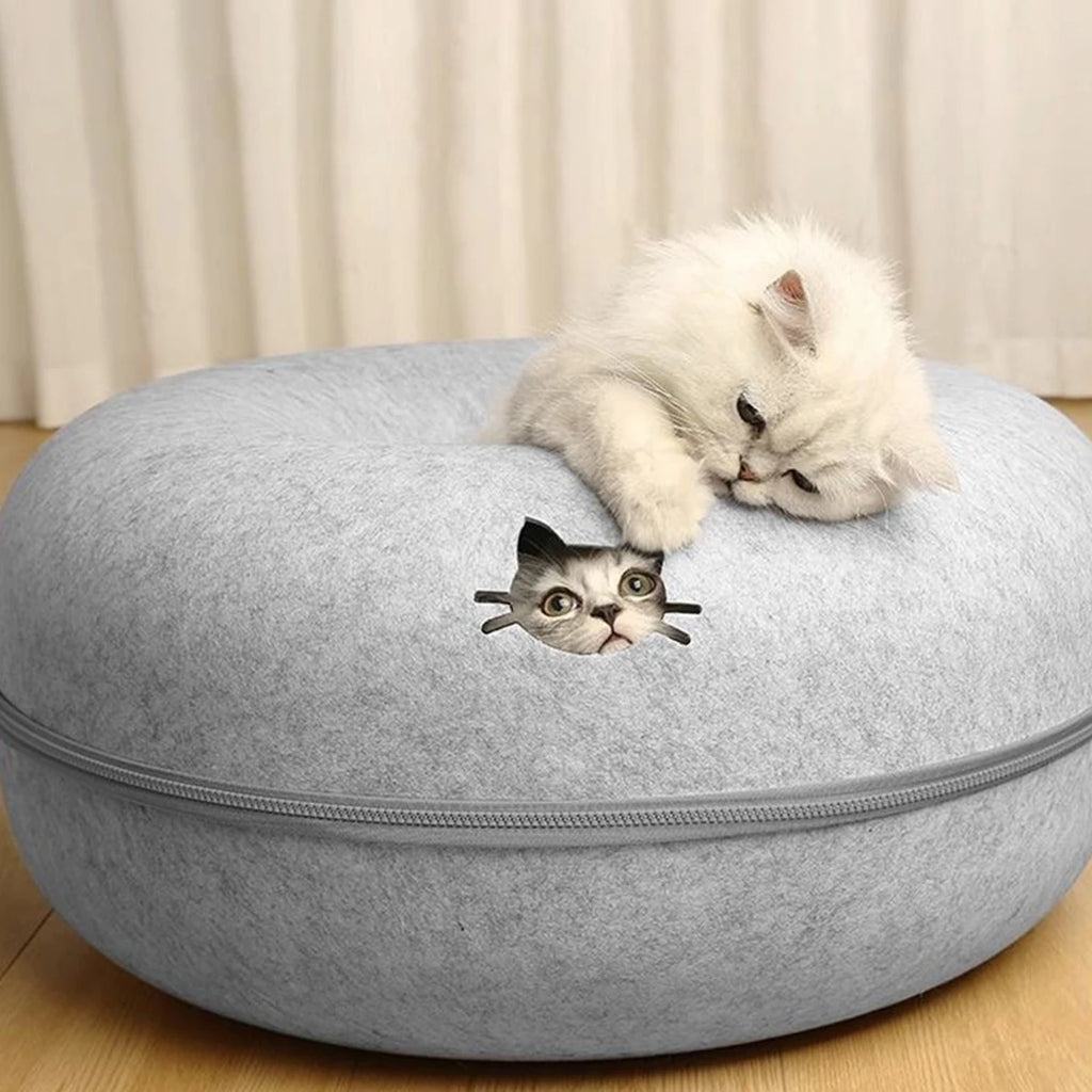Donut Cat Bed & Tunnel