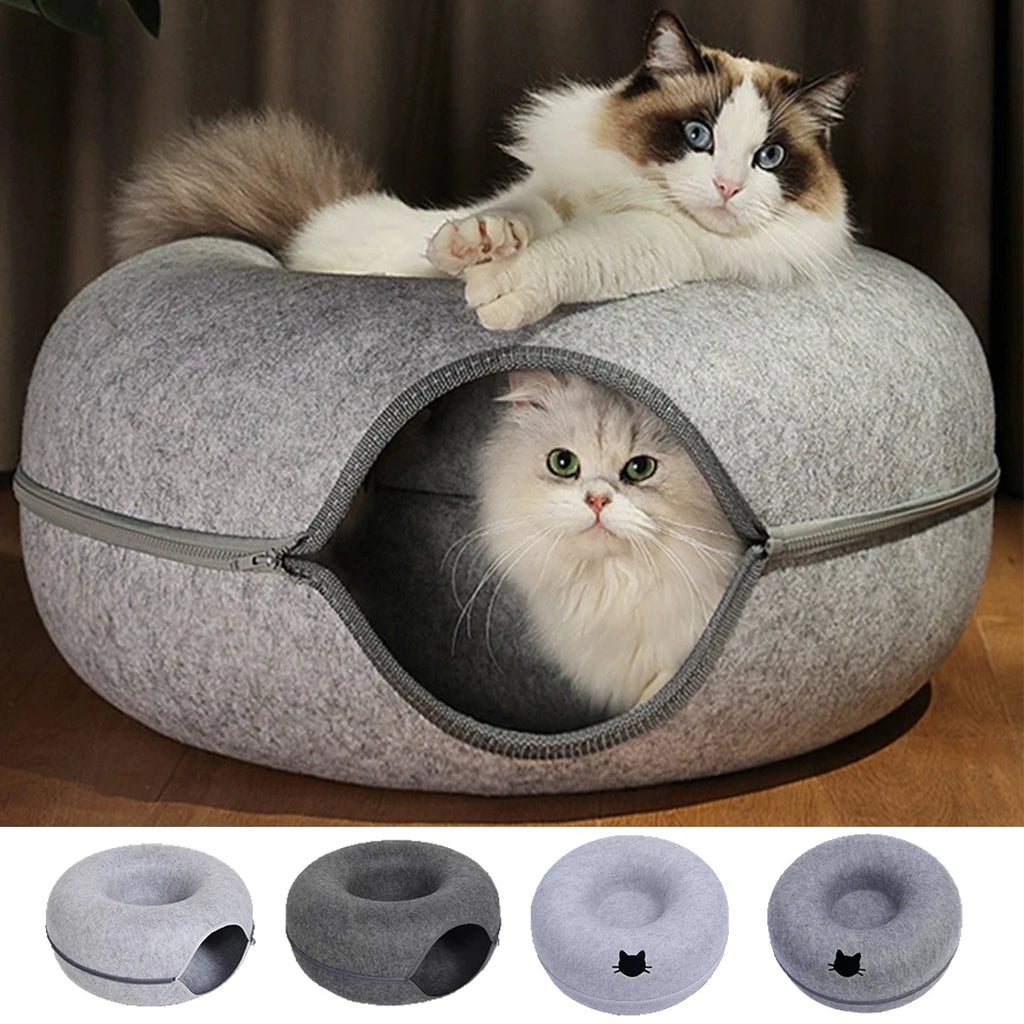 Donut Cat Bed & Tunnel