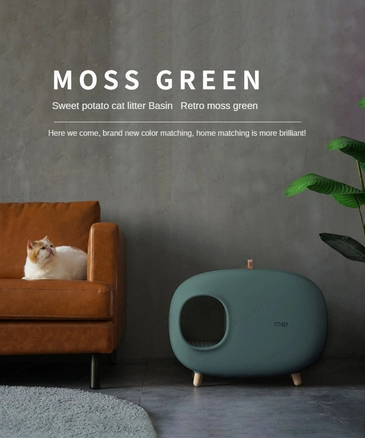 Contemporary Cat Litter Box