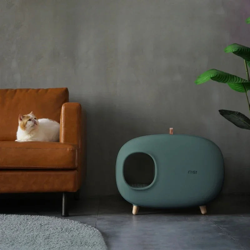 Contemporary Cat Litter Box