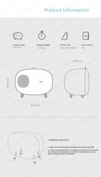 Contemporary Cat Litter Box