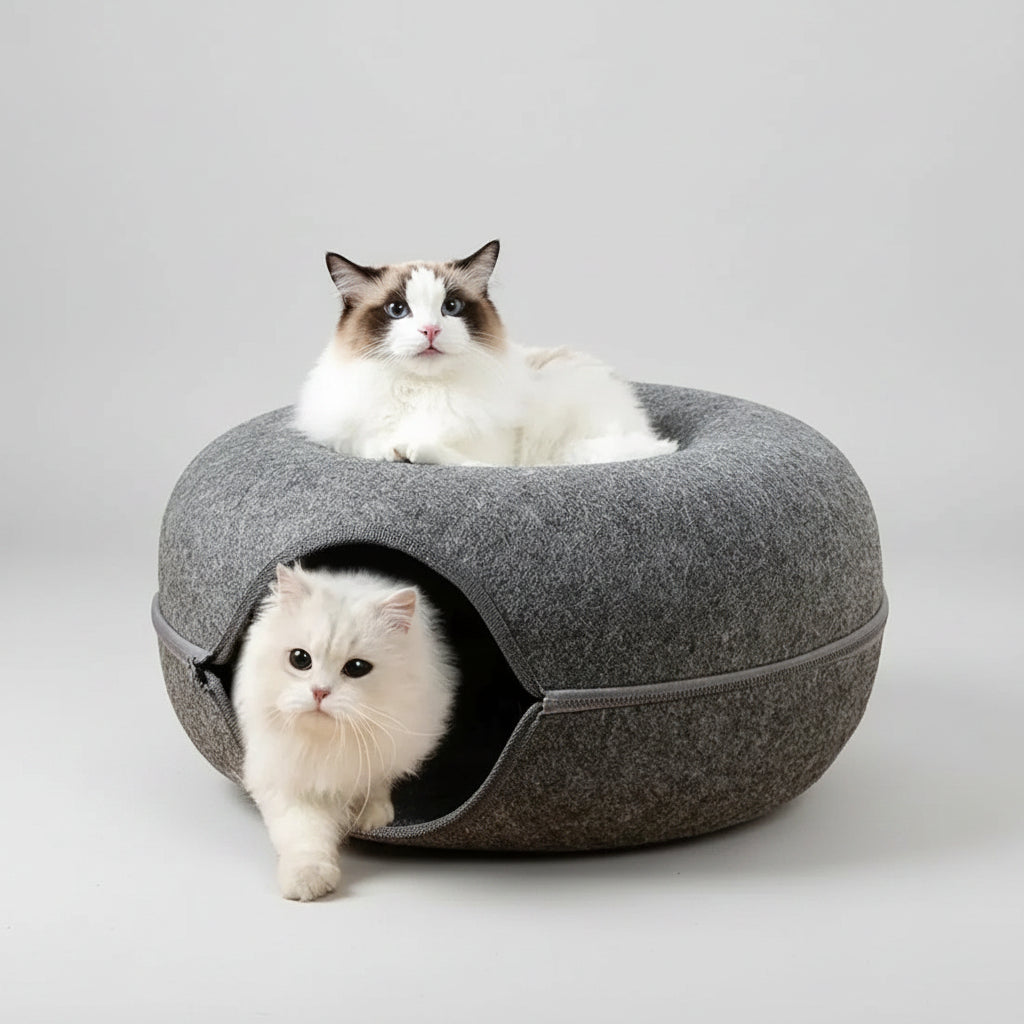 Donut Cat Bed & Tunnel