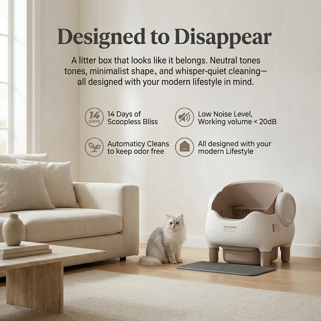 Smart Self-Cleaning Litter Box