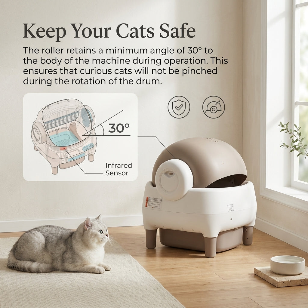 Smart Self-Cleaning Litter Box