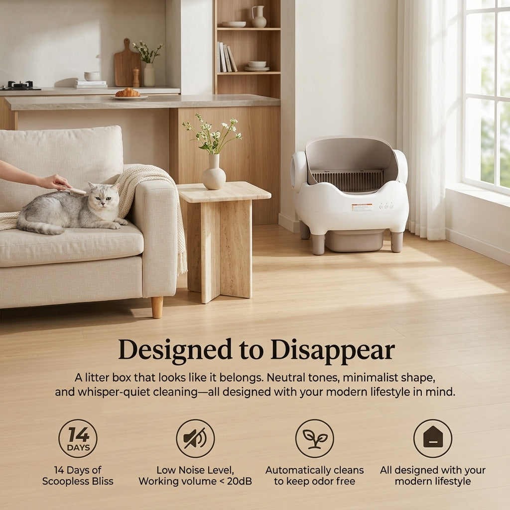 Smart Self-Cleaning Litter Box