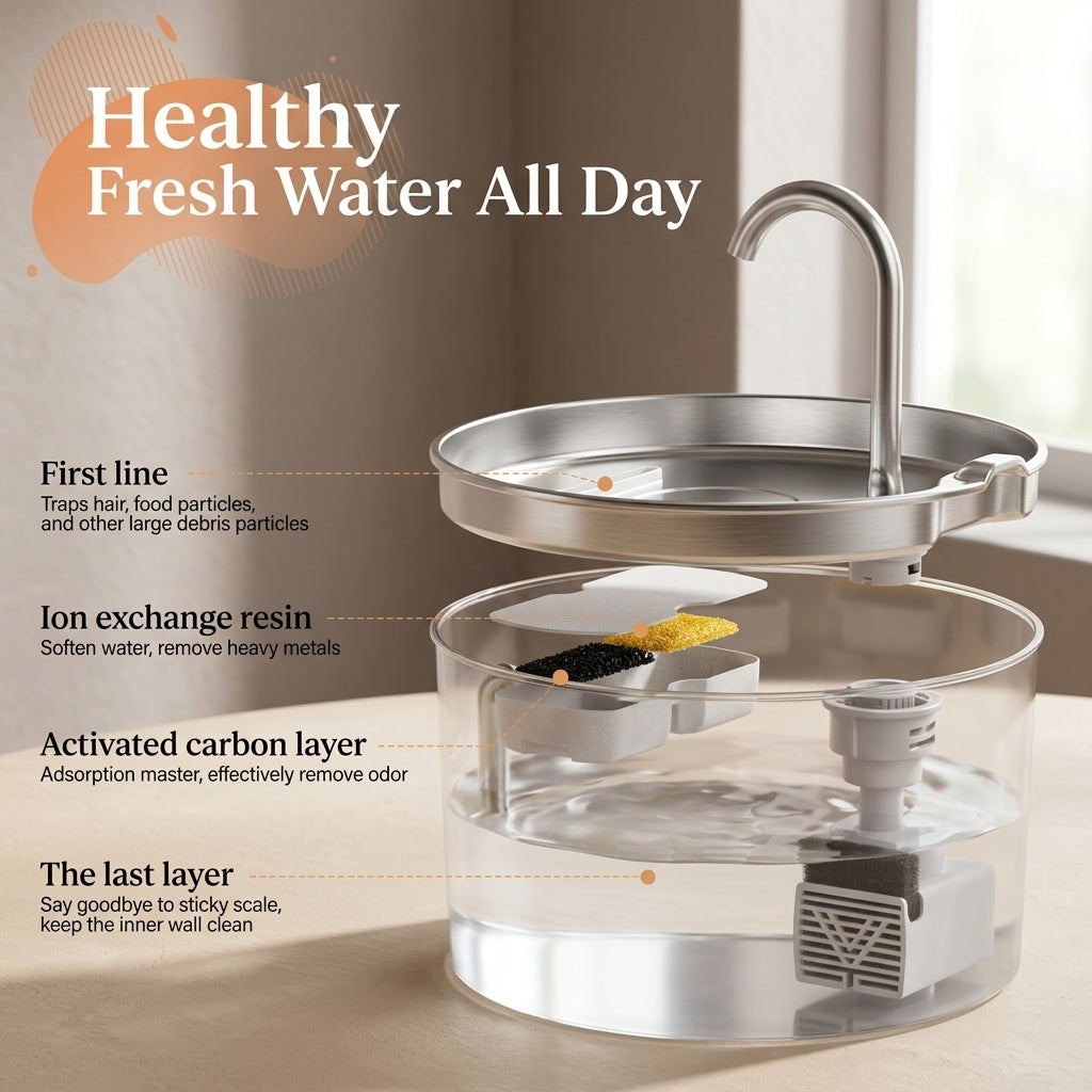 Stainless Steel Water Fountain